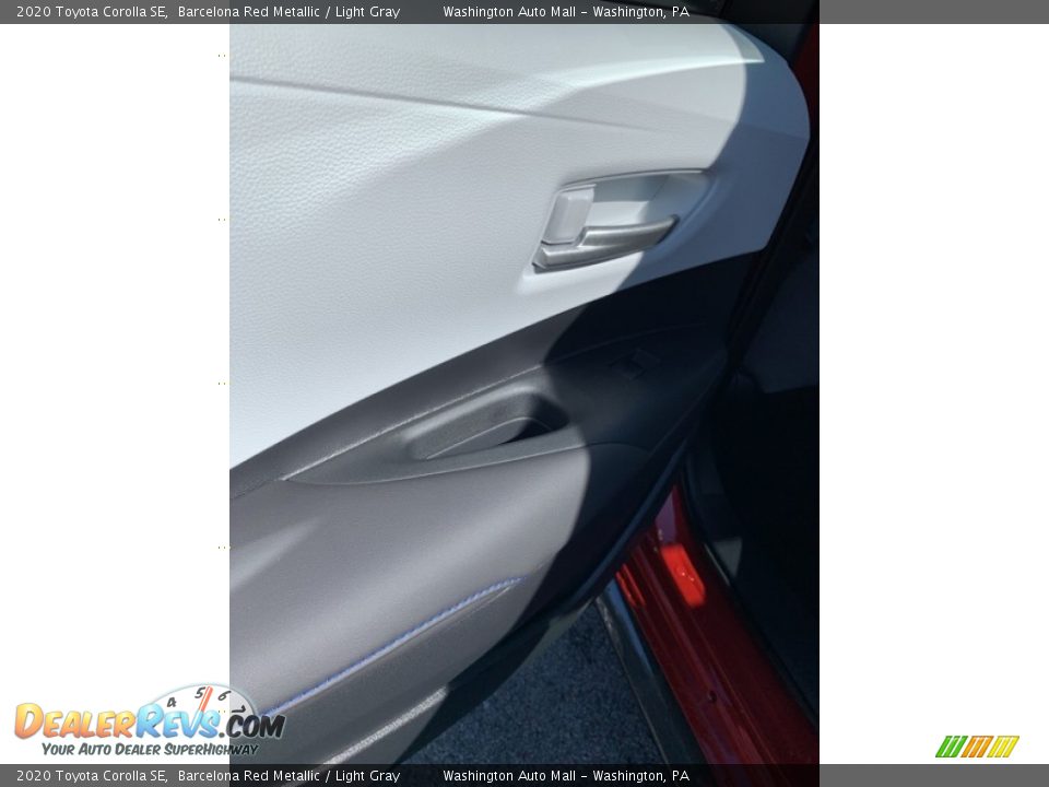2020 Toyota Corolla SE Barcelona Red Metallic / Light Gray Photo #15