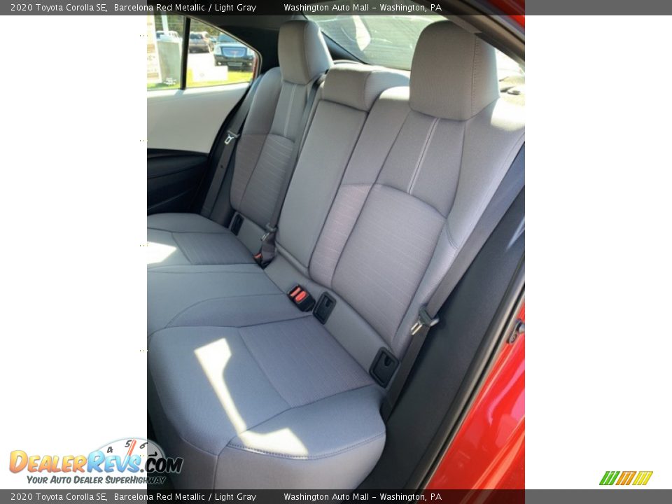 2020 Toyota Corolla SE Barcelona Red Metallic / Light Gray Photo #16