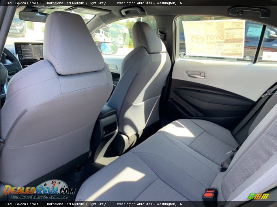 Rear Seat of 2020 Toyota Corolla SE Photo #18