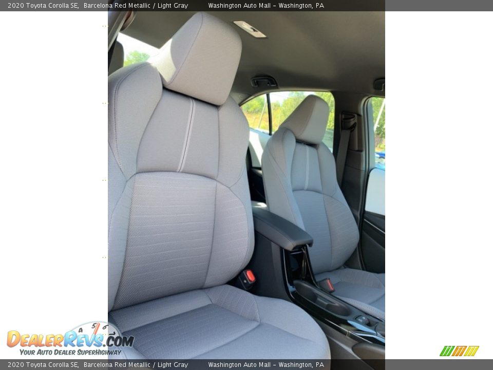 2020 Toyota Corolla SE Barcelona Red Metallic / Light Gray Photo #27