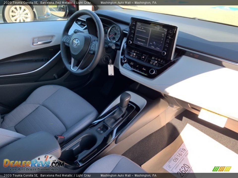 2020 Toyota Corolla SE Barcelona Red Metallic / Light Gray Photo #29
