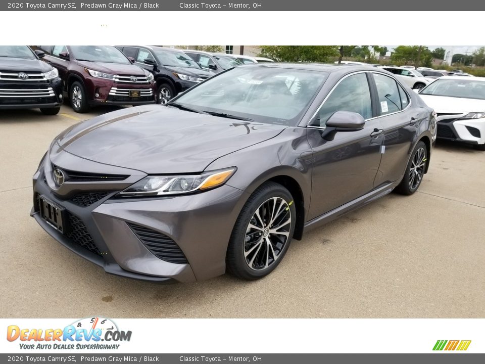 2020 Toyota Camry SE Predawn Gray Mica / Black Photo #1