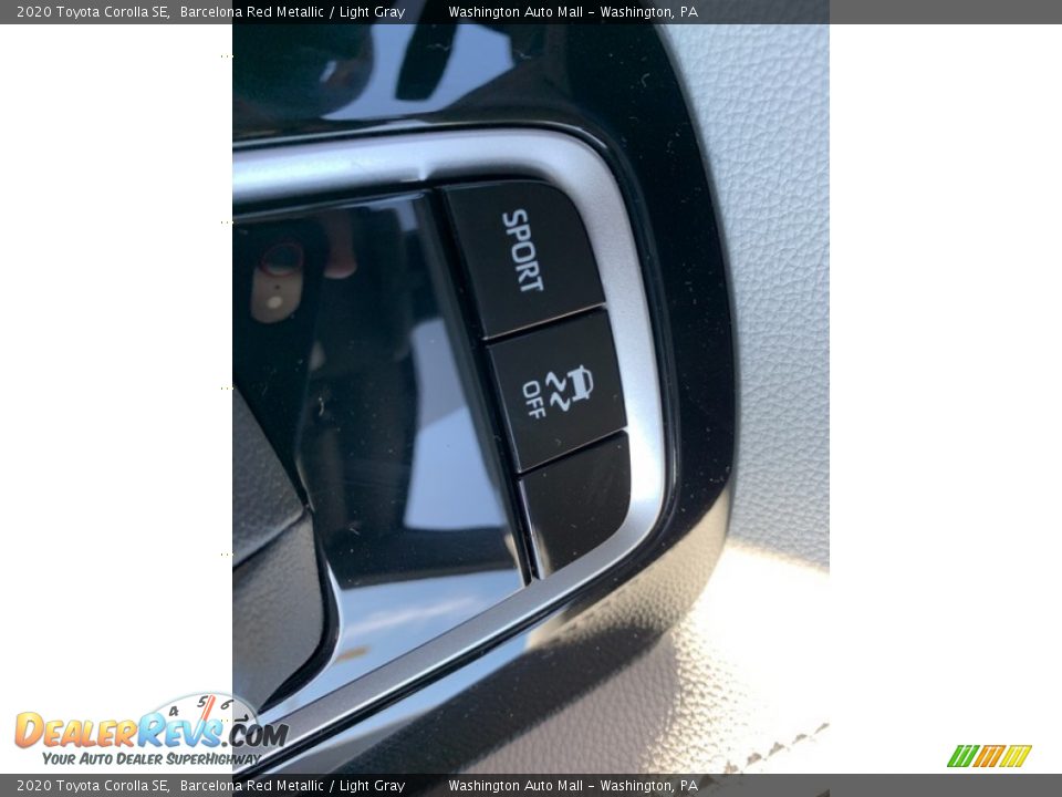2020 Toyota Corolla SE Barcelona Red Metallic / Light Gray Photo #34