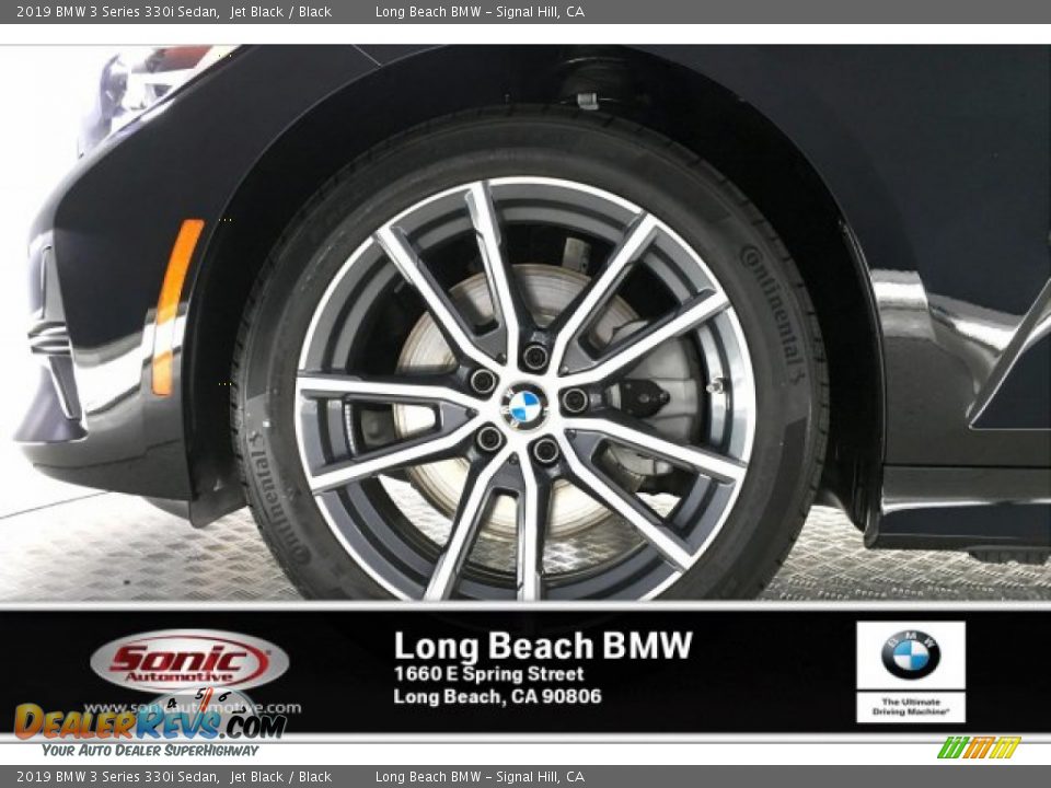 2019 BMW 3 Series 330i Sedan Jet Black / Black Photo #9