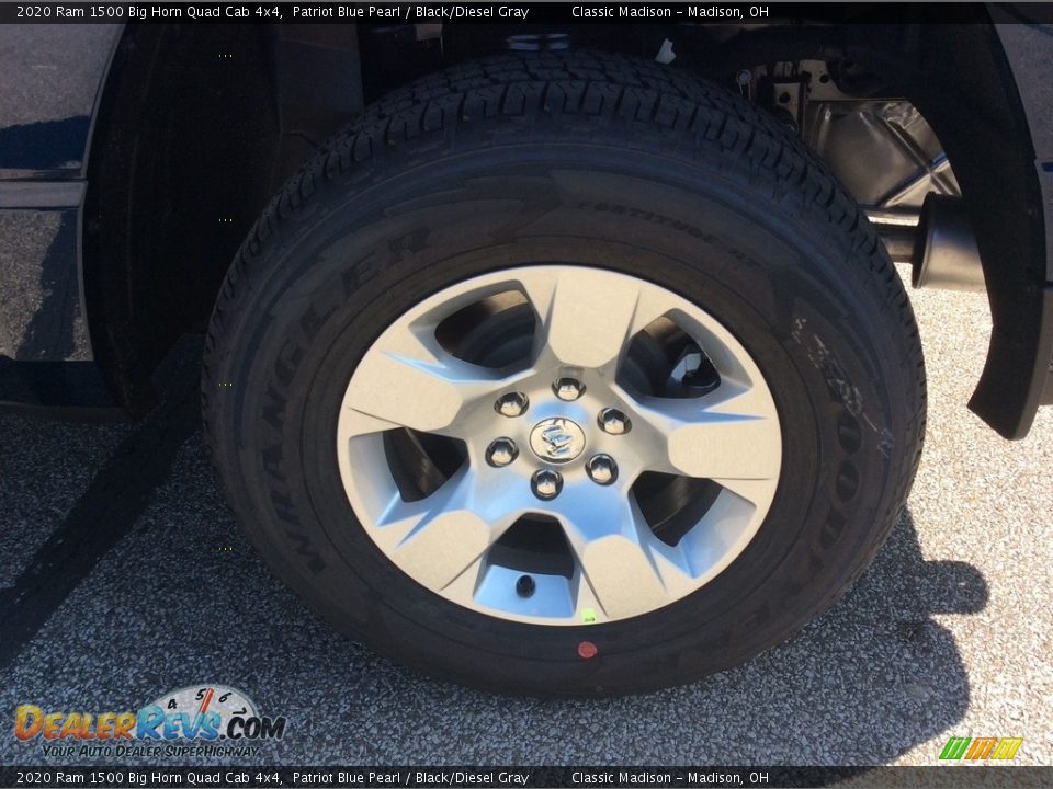 2020 Ram 1500 Big Horn Quad Cab 4x4 Patriot Blue Pearl / Black/Diesel Gray Photo #10