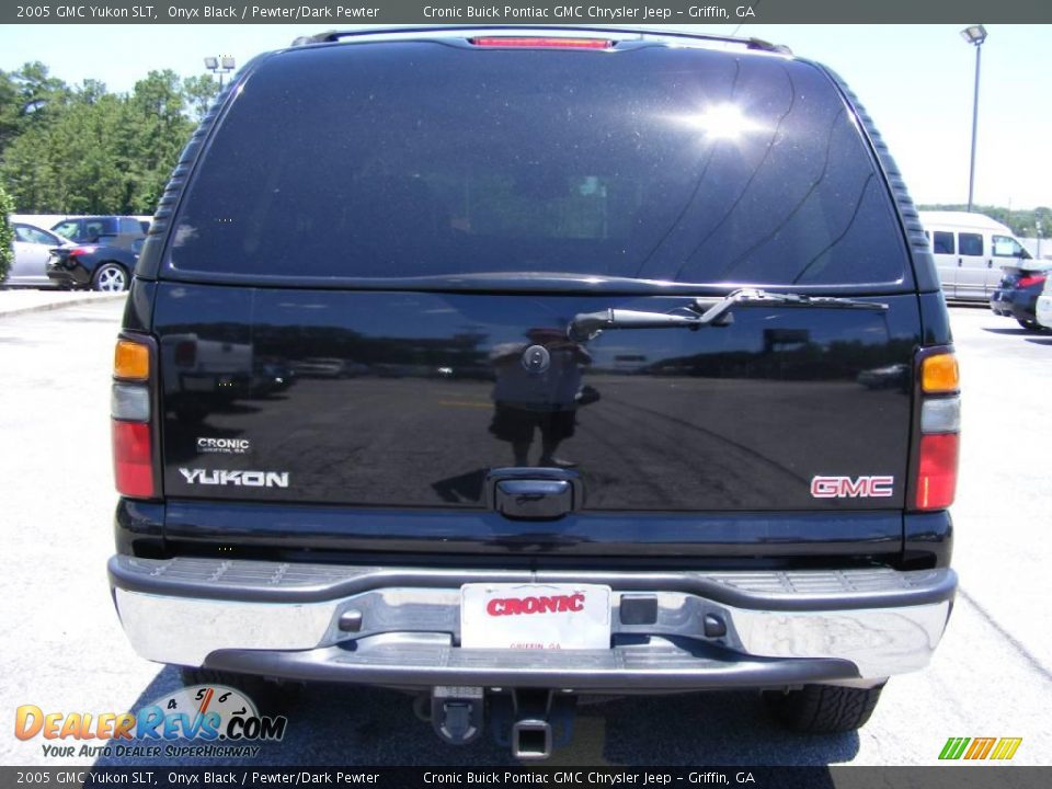 2005 GMC Yukon SLT Onyx Black / Pewter/Dark Pewter Photo #6