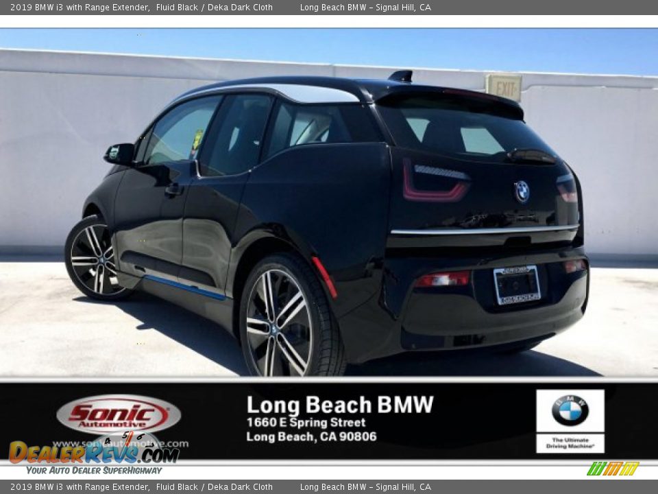 2019 BMW i3 with Range Extender Fluid Black / Deka Dark Cloth Photo #2