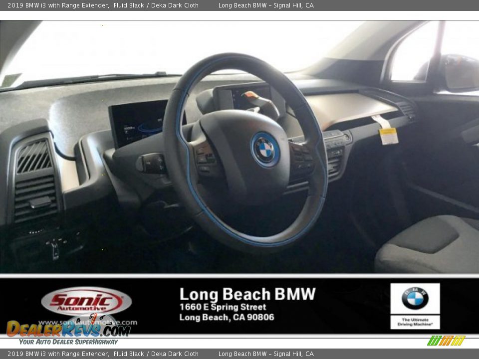 2019 BMW i3 with Range Extender Fluid Black / Deka Dark Cloth Photo #4