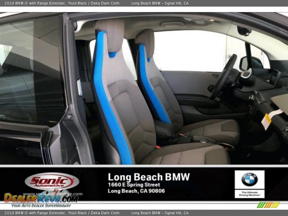 2019 BMW i3 with Range Extender Fluid Black / Deka Dark Cloth Photo #7