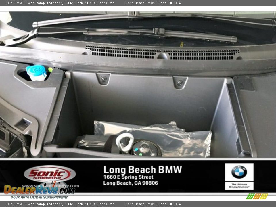 2019 BMW i3 with Range Extender Fluid Black / Deka Dark Cloth Photo #8