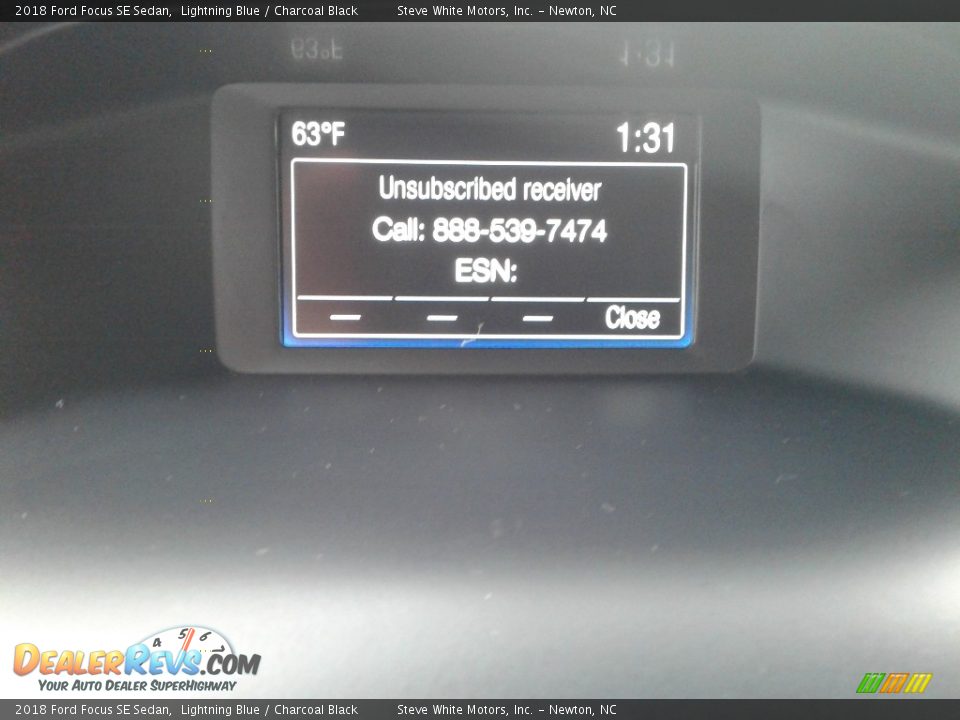 2018 Ford Focus SE Sedan Lightning Blue / Charcoal Black Photo #20