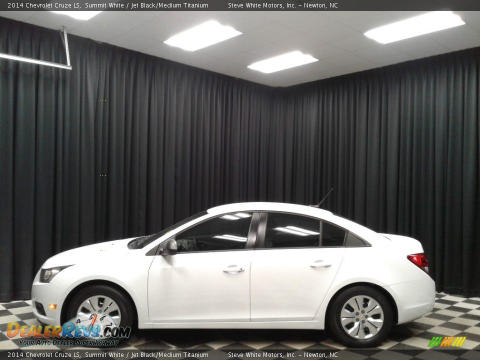 2014 Chevrolet Cruze LS Summit White / Jet Black/Medium Titanium Photo #1