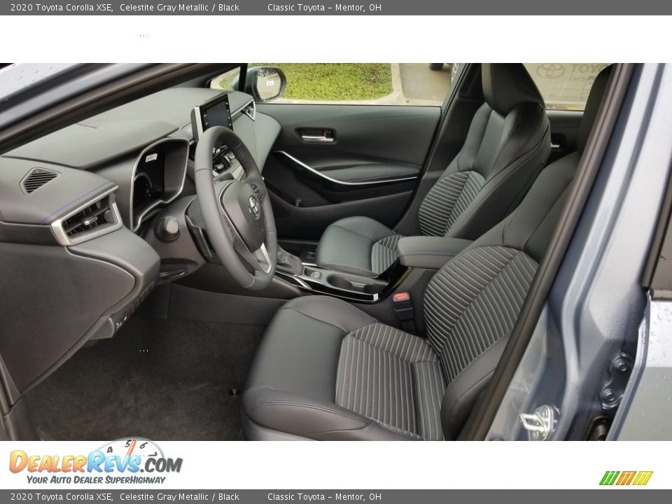 Black Interior - 2020 Toyota Corolla XSE Photo #2