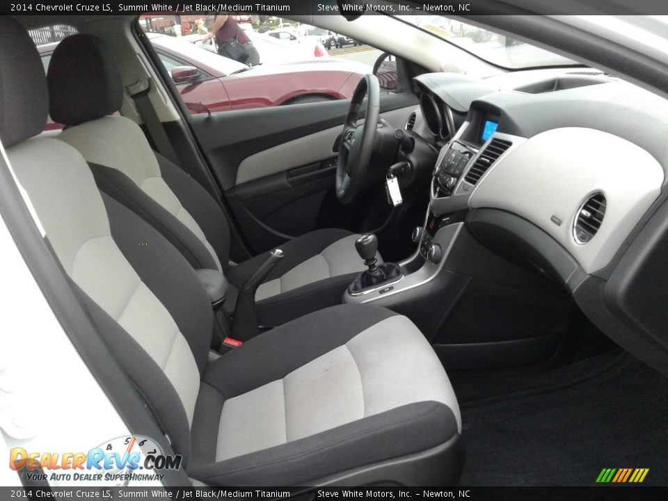 2014 Chevrolet Cruze LS Summit White / Jet Black/Medium Titanium Photo #14