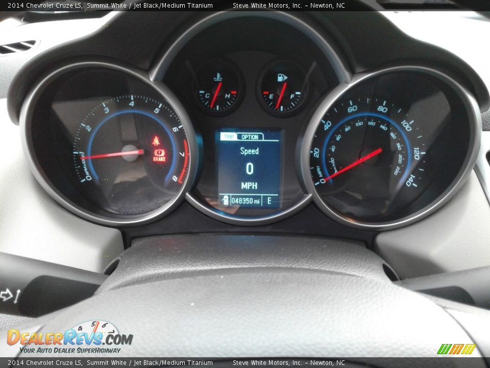 2014 Chevrolet Cruze LS Summit White / Jet Black/Medium Titanium Photo #17