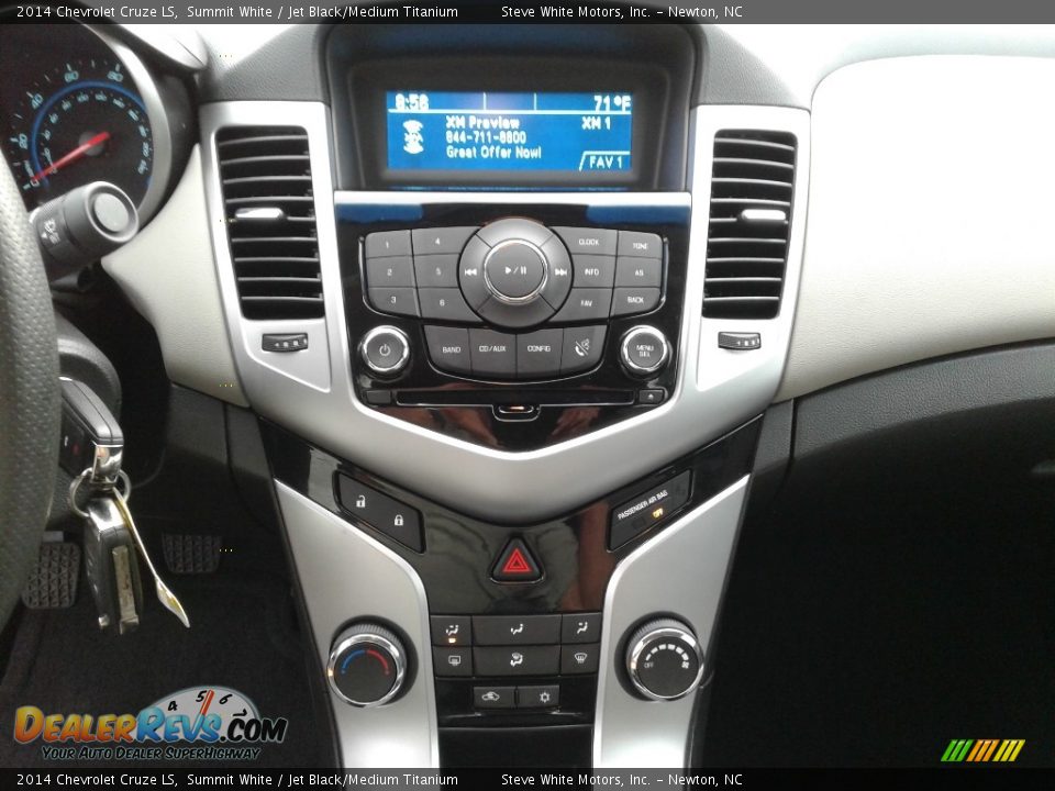 2014 Chevrolet Cruze LS Summit White / Jet Black/Medium Titanium Photo #18