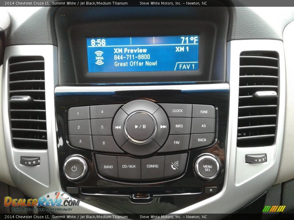 2014 Chevrolet Cruze LS Summit White / Jet Black/Medium Titanium Photo #19