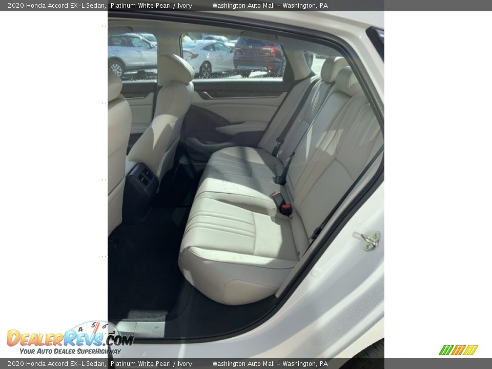 2020 Honda Accord EX-L Sedan Platinum White Pearl / Ivory Photo #19
