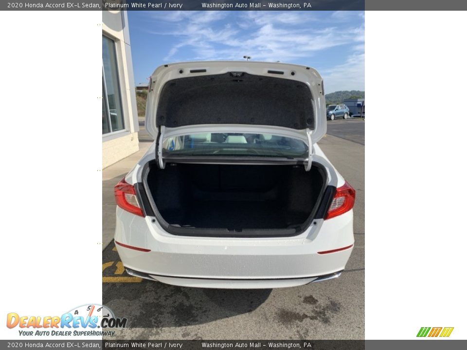 2020 Honda Accord EX-L Sedan Platinum White Pearl / Ivory Photo #20