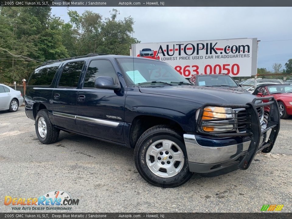 2005 GMC Yukon XL SLT Deep Blue Metallic / Sandstone Photo #1