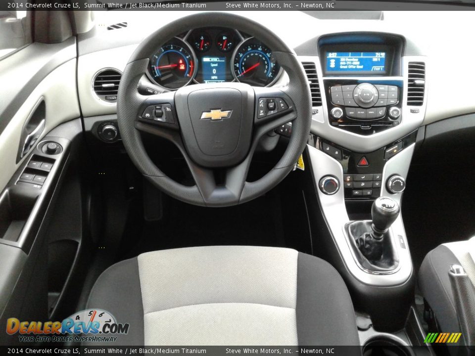 2014 Chevrolet Cruze LS Summit White / Jet Black/Medium Titanium Photo #22