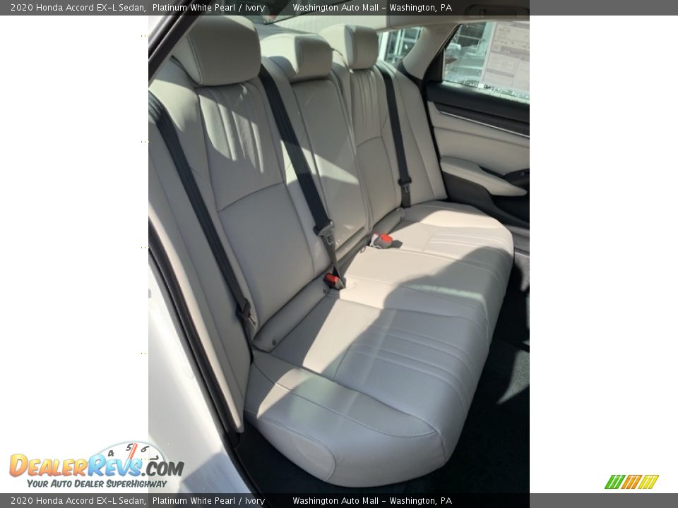 2020 Honda Accord EX-L Sedan Platinum White Pearl / Ivory Photo #23