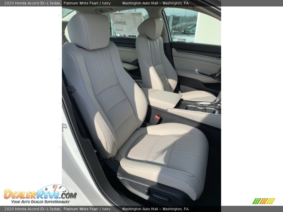 2020 Honda Accord EX-L Sedan Platinum White Pearl / Ivory Photo #26