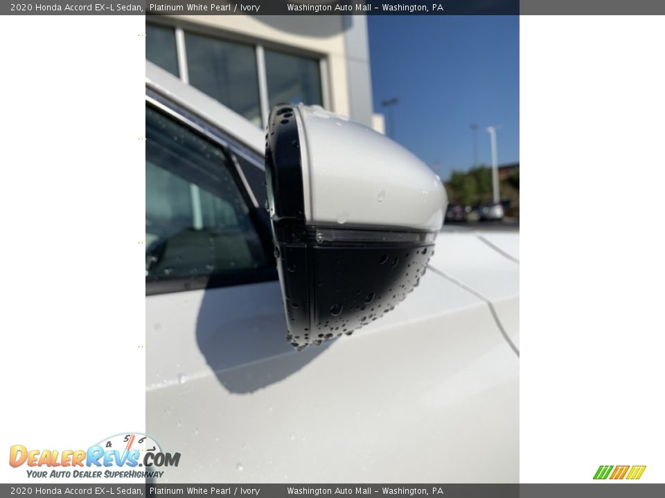 2020 Honda Accord EX-L Sedan Platinum White Pearl / Ivory Photo #28