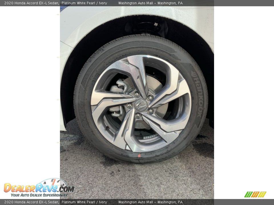 2020 Honda Accord EX-L Sedan Platinum White Pearl / Ivory Photo #29