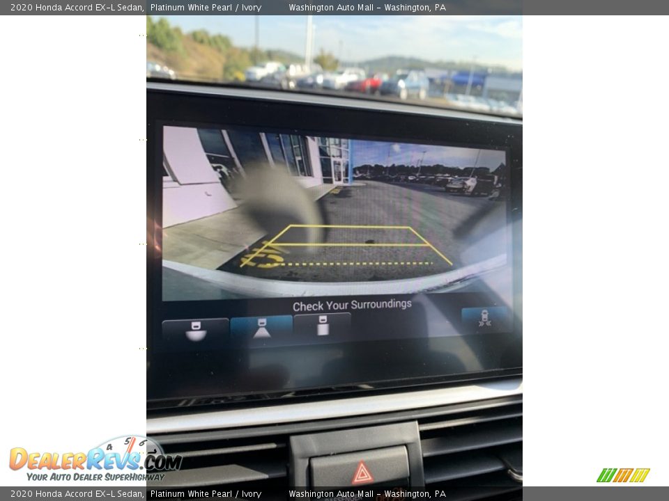 2020 Honda Accord EX-L Sedan Platinum White Pearl / Ivory Photo #32