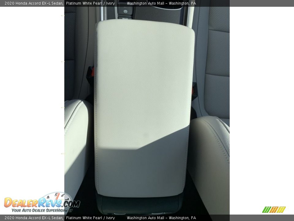 2020 Honda Accord EX-L Sedan Platinum White Pearl / Ivory Photo #34