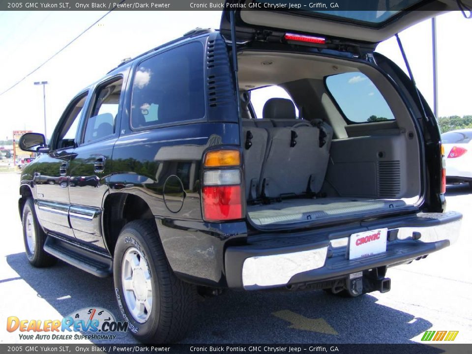 2005 GMC Yukon SLT Onyx Black / Pewter/Dark Pewter Photo #17