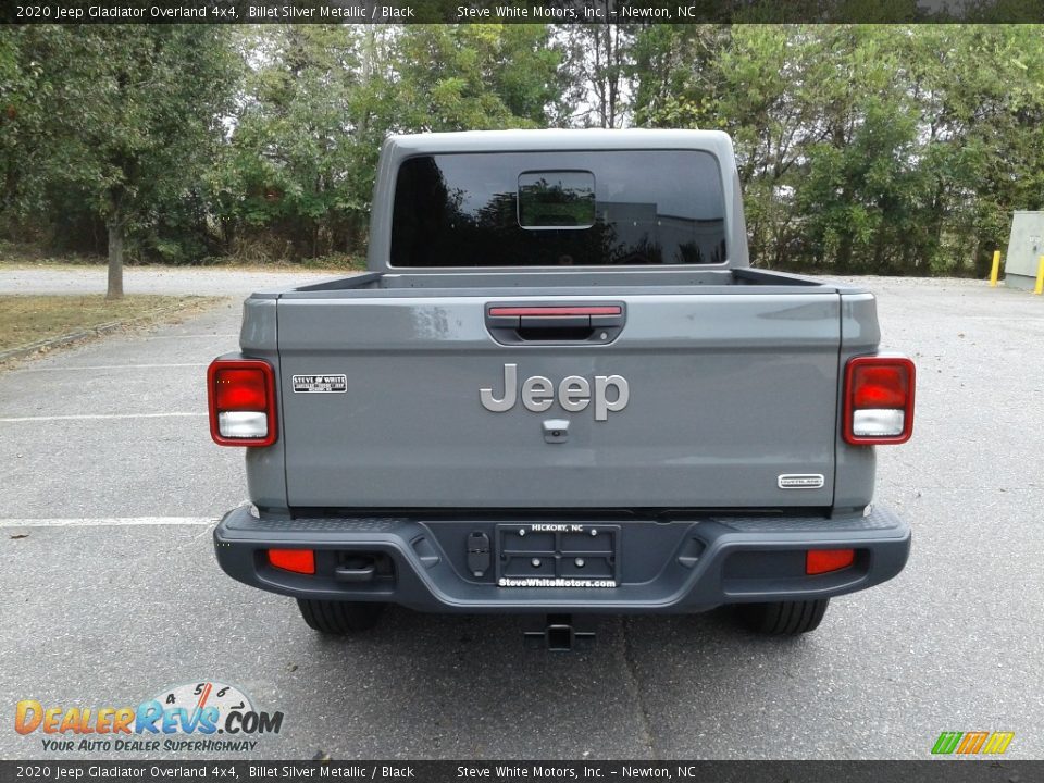 2020 Jeep Gladiator Overland 4x4 Billet Silver Metallic / Black Photo #7