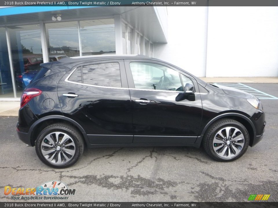 2018 Buick Encore Preferred II AWD Ebony Twilight Metallic / Ebony Photo #3