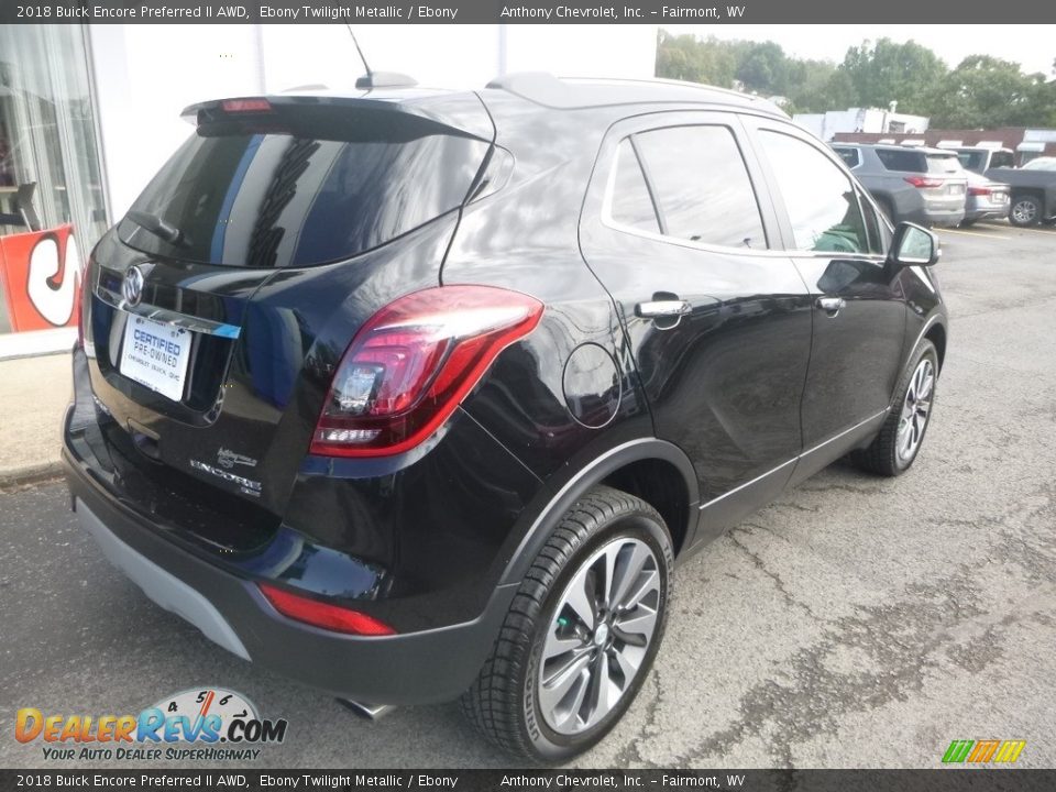 2018 Buick Encore Preferred II AWD Ebony Twilight Metallic / Ebony Photo #4