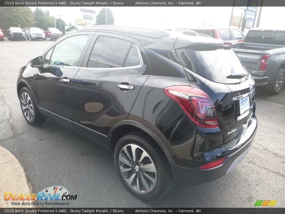 2018 Buick Encore Preferred II AWD Ebony Twilight Metallic / Ebony Photo #6