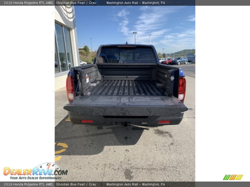 2019 Honda Ridgeline RTL AWD Obsidian Blue Pearl / Gray Photo #20