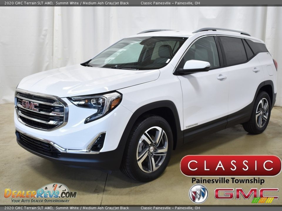 2020 GMC Terrain SLT AWD Summit White / Medium Ash Gray/Jet Black Photo #1