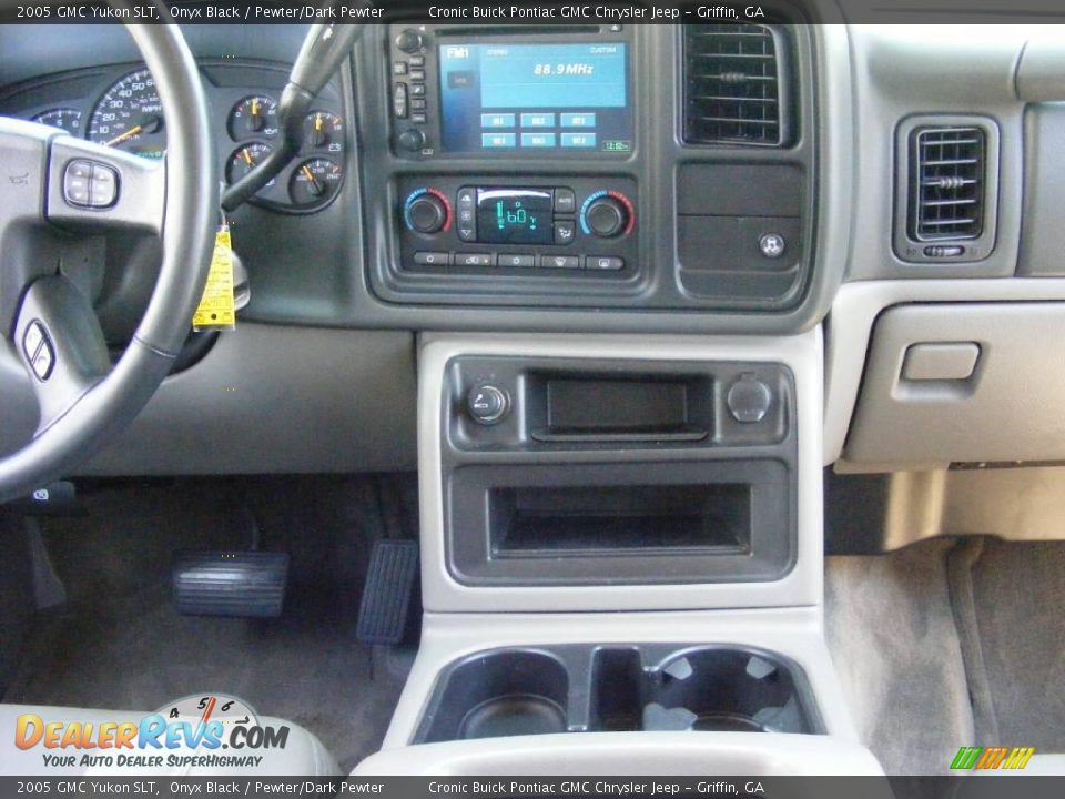 2005 GMC Yukon SLT Onyx Black / Pewter/Dark Pewter Photo #24