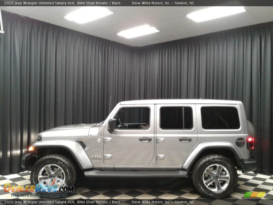 2020 Jeep Wrangler Unlimited Sahara 4x4 Billet Silver Metallic / Black Photo #1
