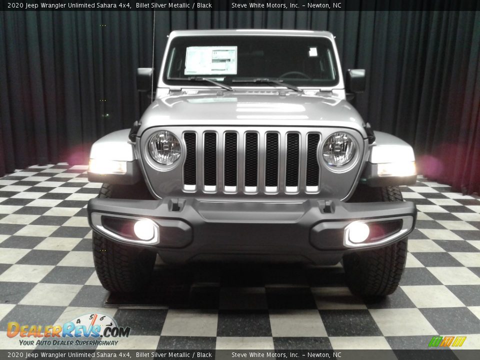 2020 Jeep Wrangler Unlimited Sahara 4x4 Billet Silver Metallic / Black Photo #3