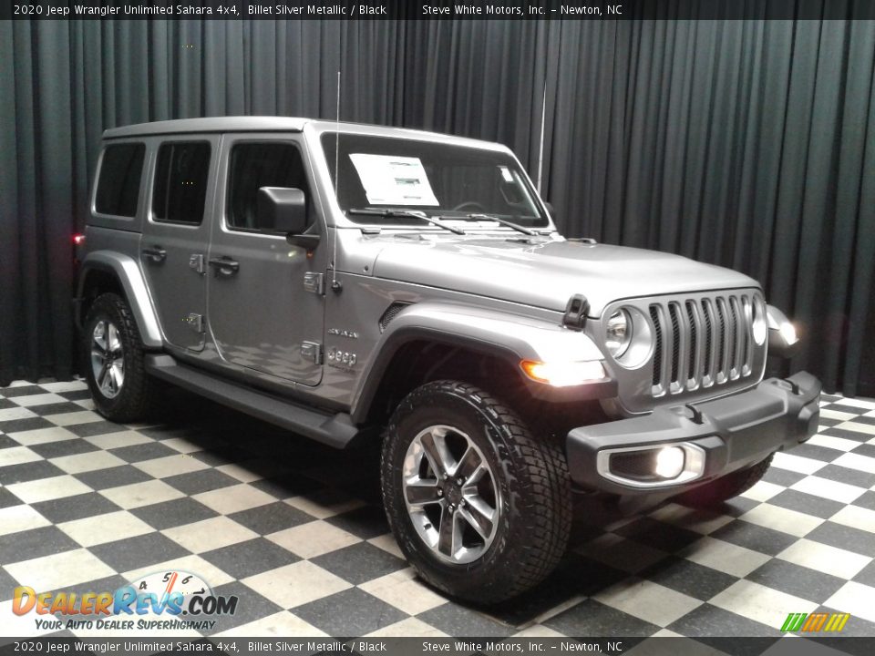 2020 Jeep Wrangler Unlimited Sahara 4x4 Billet Silver Metallic / Black Photo #4