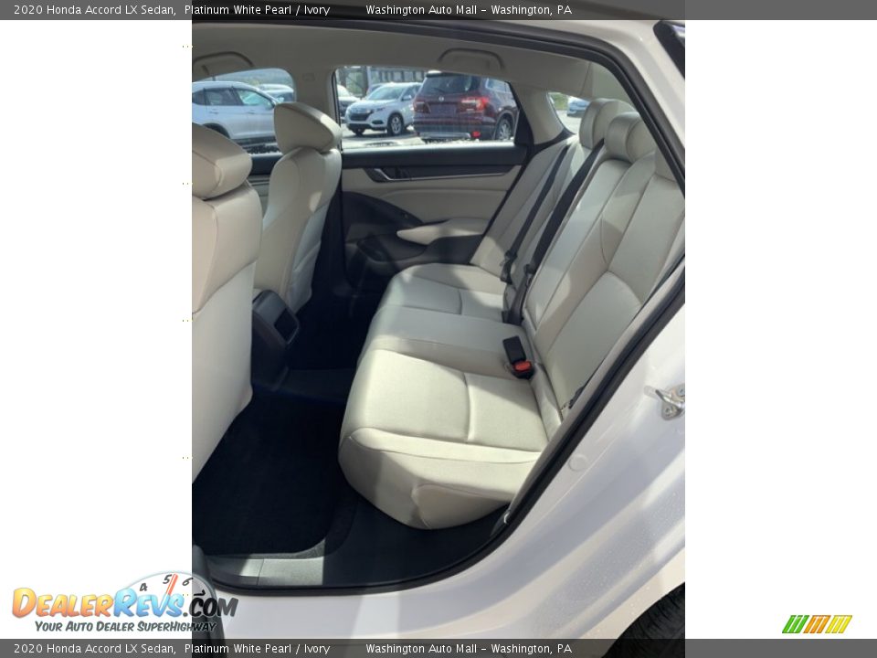 Rear Seat of 2020 Honda Accord LX Sedan Photo #19