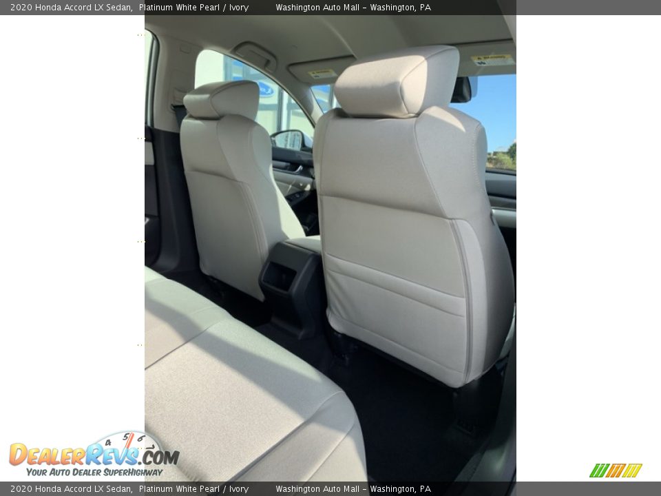 2020 Honda Accord LX Sedan Platinum White Pearl / Ivory Photo #24