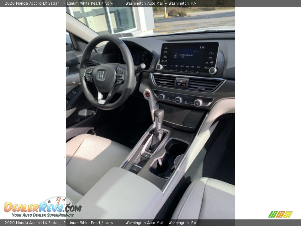 2020 Honda Accord LX Sedan Platinum White Pearl / Ivory Photo #27