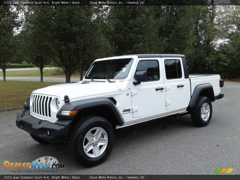 2020 Jeep Gladiator Sport 4x4 Bright White / Black Photo #2