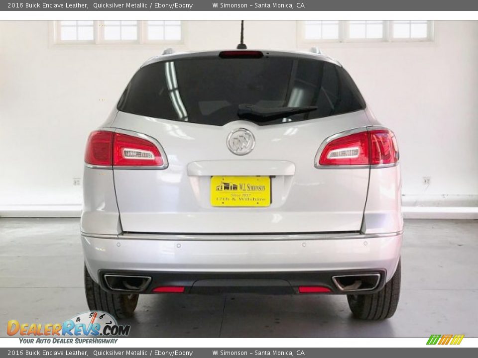 2016 Buick Enclave Leather Quicksilver Metallic / Ebony/Ebony Photo #3