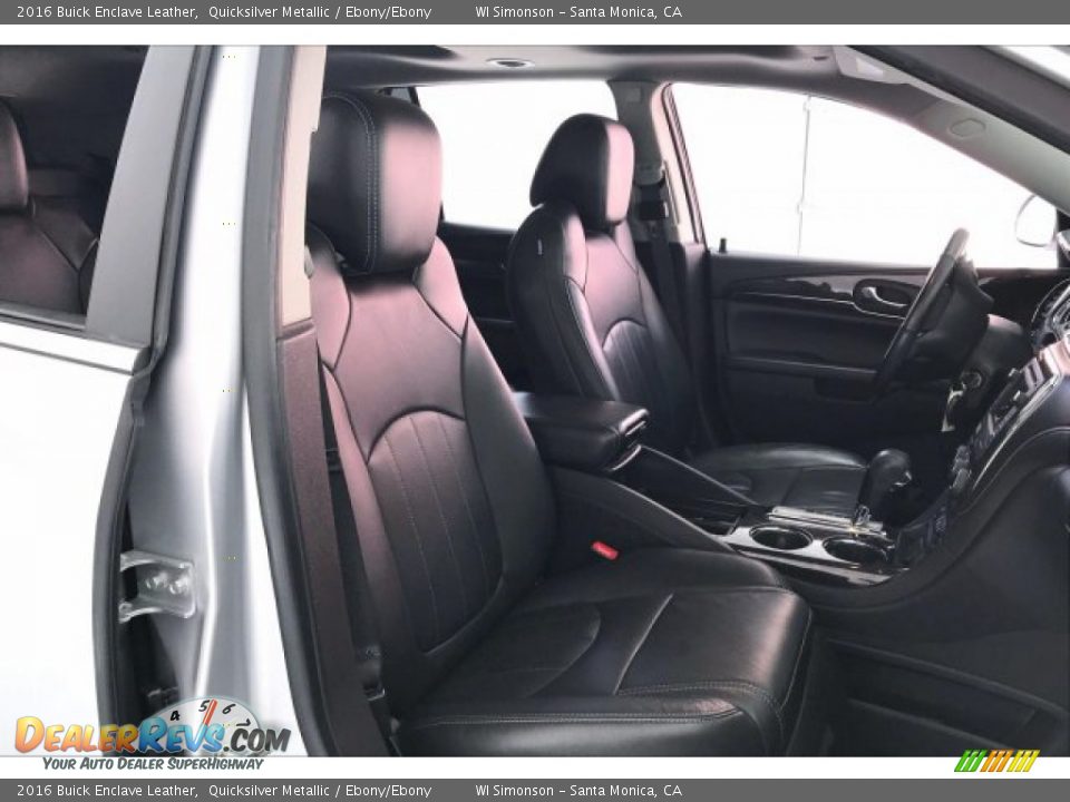 2016 Buick Enclave Leather Quicksilver Metallic / Ebony/Ebony Photo #6