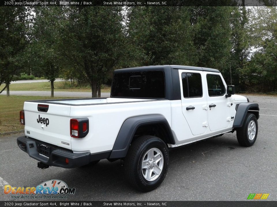 2020 Jeep Gladiator Sport 4x4 Bright White / Black Photo #6