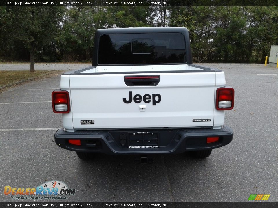 2020 Jeep Gladiator Sport 4x4 Bright White / Black Photo #7